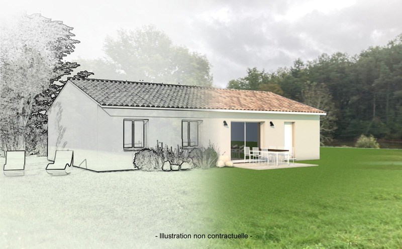 Vente Terrain ST BARTHELEMY DE BELLEGARDE - -1899 m²