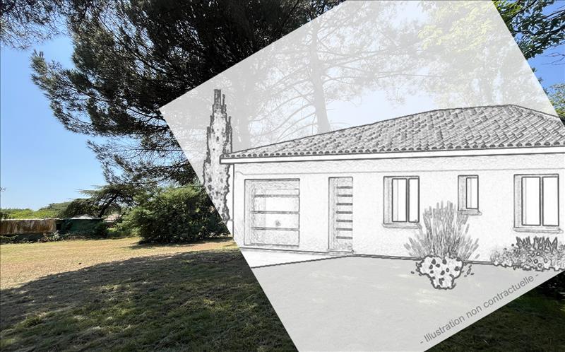 Vente Terrain LARUSCADE - -1154 m²