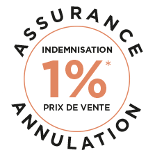 Garantie annulation, 1% prix du prix de vente