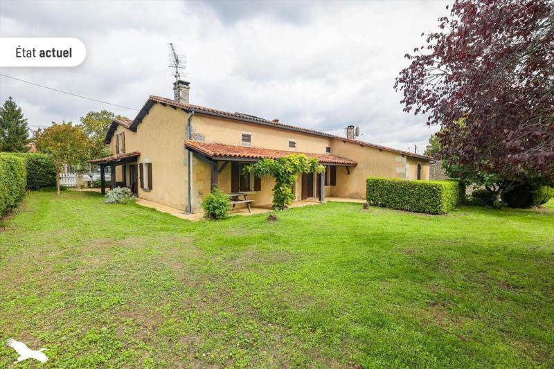 Vente Maison ST QUENTIN DE CHALAIS - 6 pièces -150 m² - (16210)