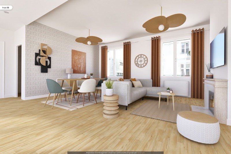 Vente Appartement TOURS - 3 pièces -76 m² - (37000)