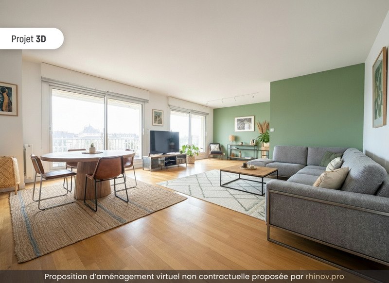 Vente Appartement TOURS - 3 pièces -84 m² - (37000)