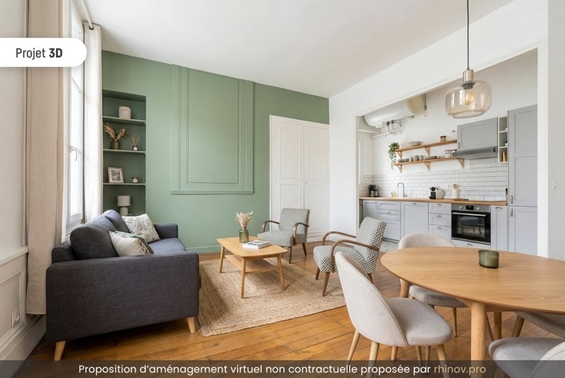 Vente Appartement TOURS - 2 pièces -47 m² - (37000)