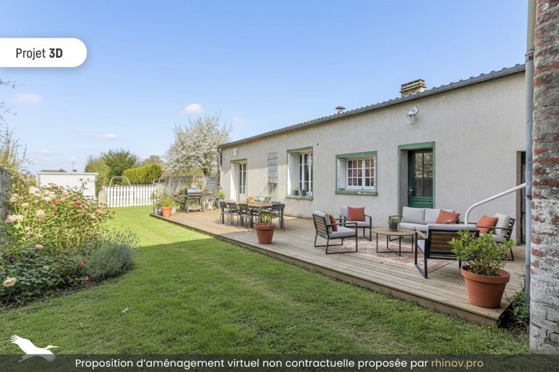 Vente Maison MONNEVILLE - 5 pièces -136 m² - (60240)