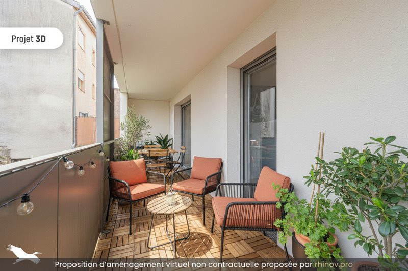 Vente Appartement TOULOUSE - 3 pièces -59 m² - (31400)