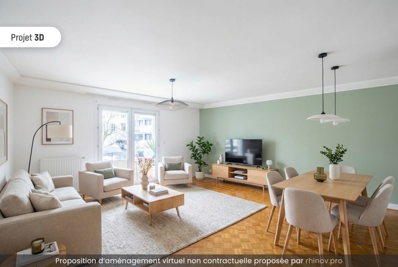 Vente Appartement LYON 07 - 3 pièces -70 m² - (69007)