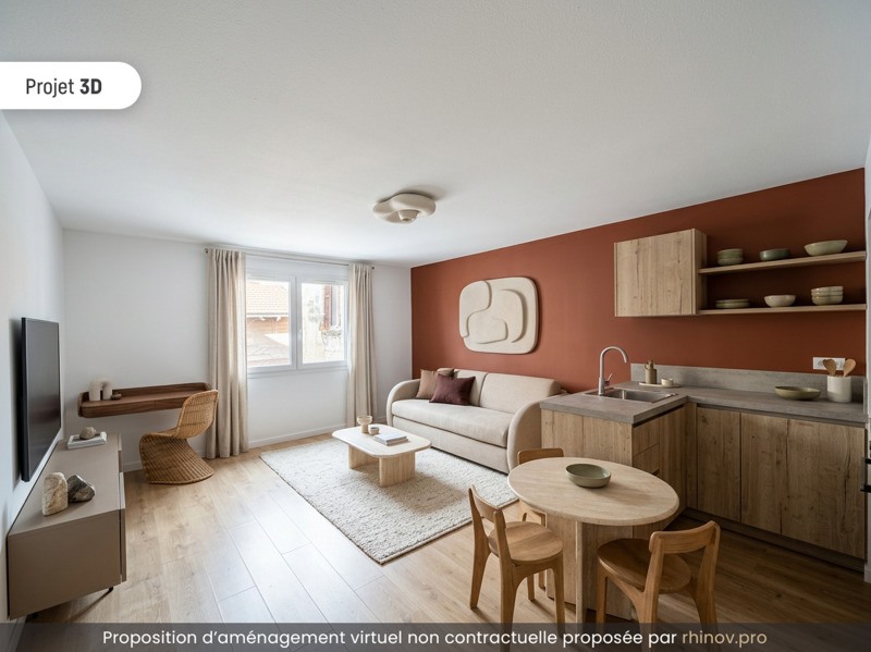 Vente Appartement LYON 07 - 1 pièce -24,5 m² - (69007)