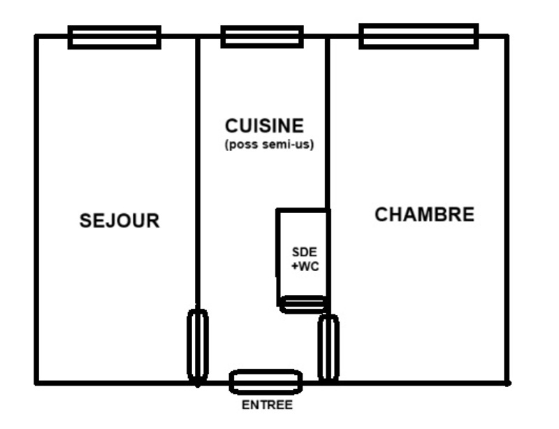 Vente Appartement CLICHY - 2 pièces -32 m² - (92110)