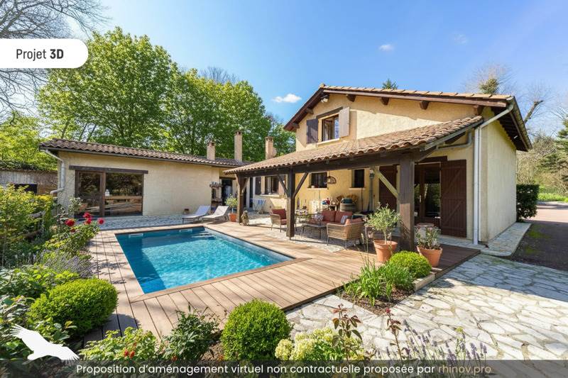 Vente Maison VAL DE VIRVEE - 7 pièces -208 m² - (33240)
