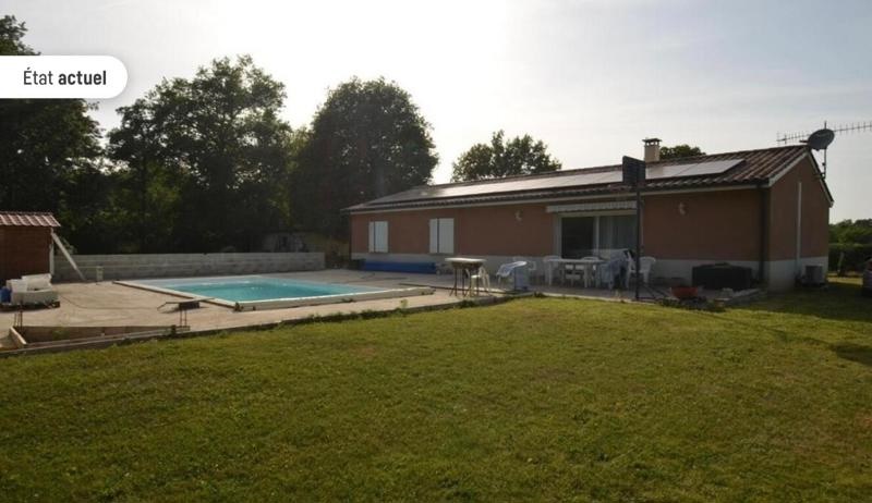 Vente Maison MENESPLET - 4 pièces -106 m² - (24700)