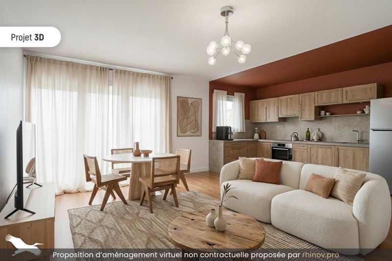 Vente Appartement QUIMPER - 3 pièces -64 m² - (29000)