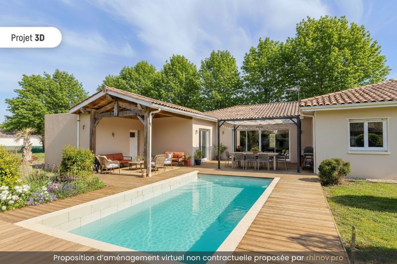Vente Maison ST DENIS DE PILE - 5 pièces -181 m² - (33910)