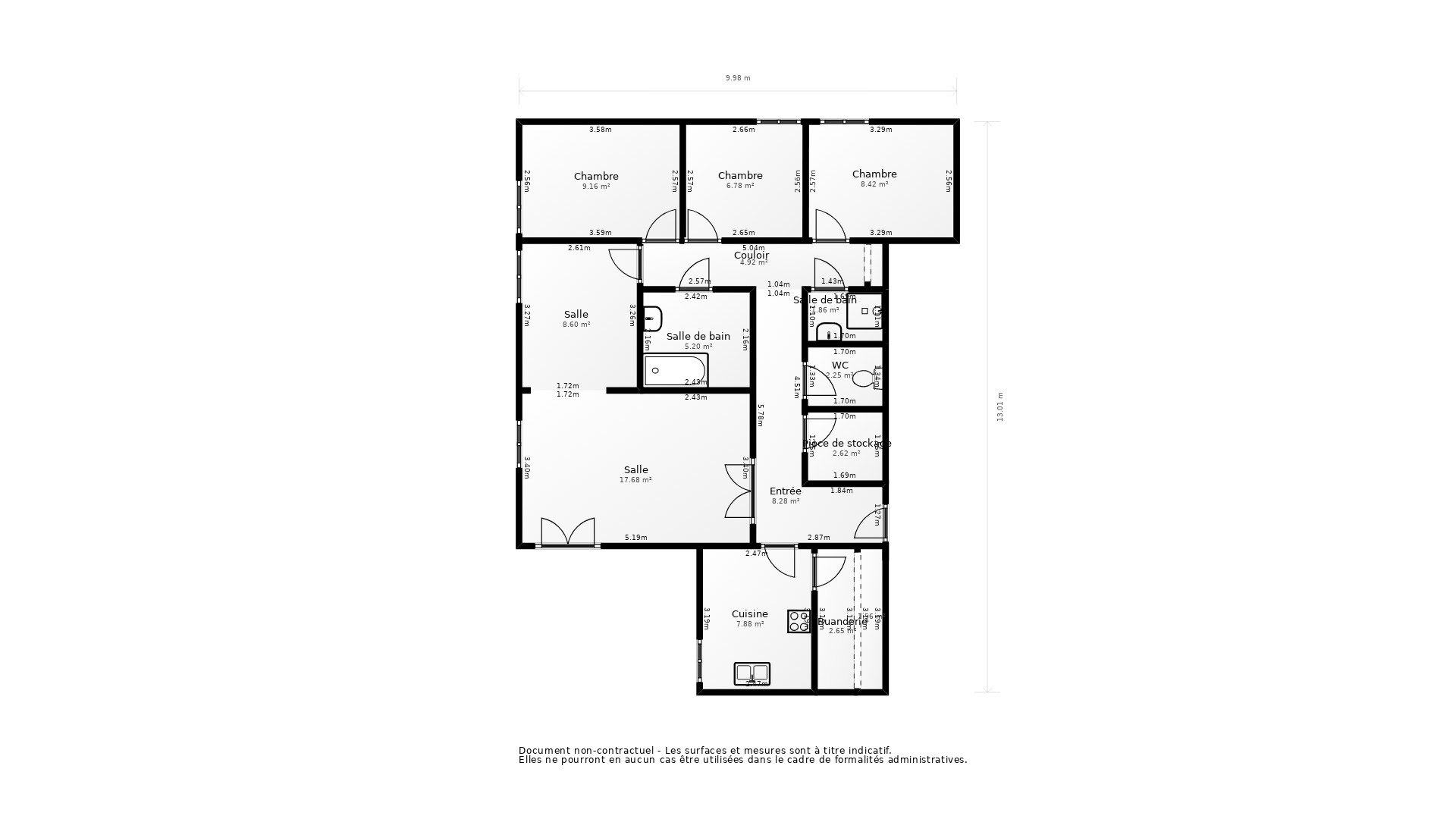 Vente Appartement ST CYR SUR LOIRE - 4 pièces - 96,8 m² - (37540)