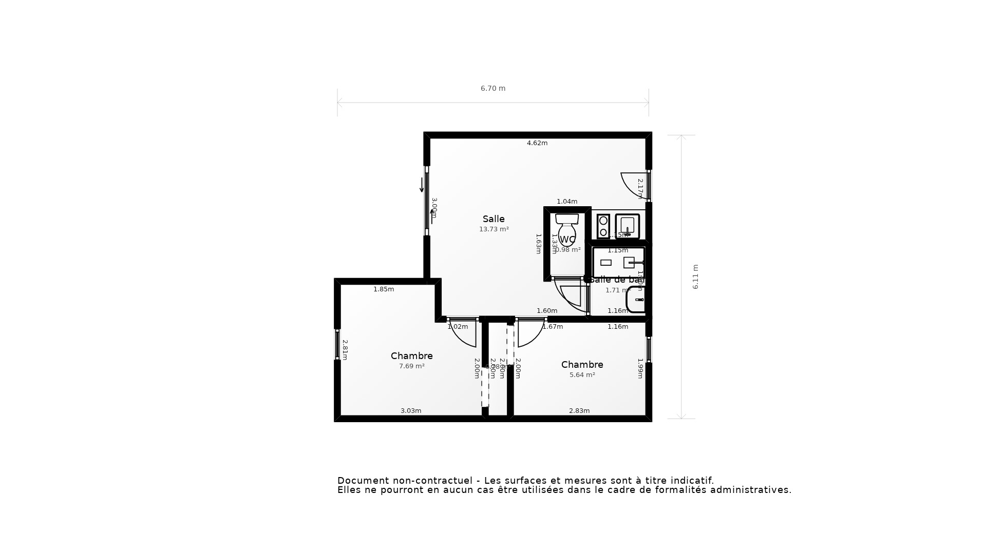 Vente Appartement HOURTIN - 3 pièces - 31 m² - (33990)