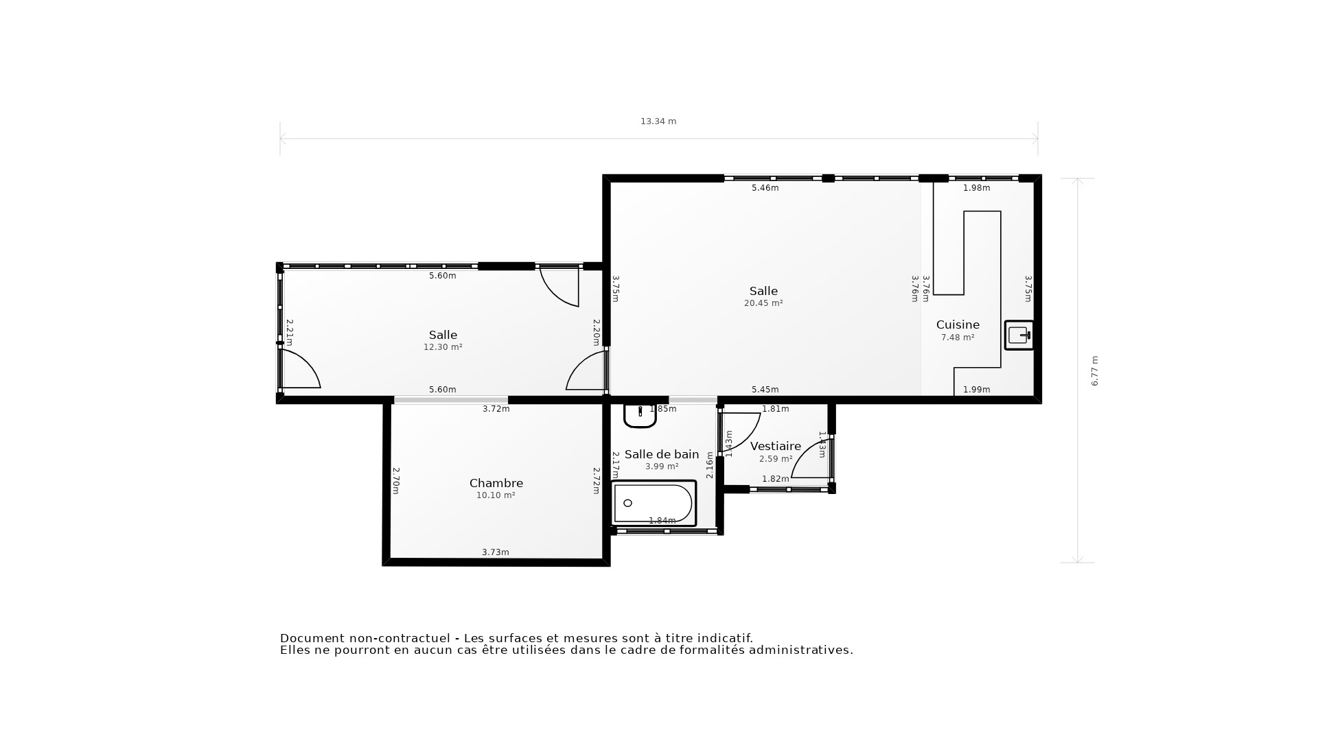 Vente Maison GRIGNOLS - 2 pièces - 63 m² - (33690)