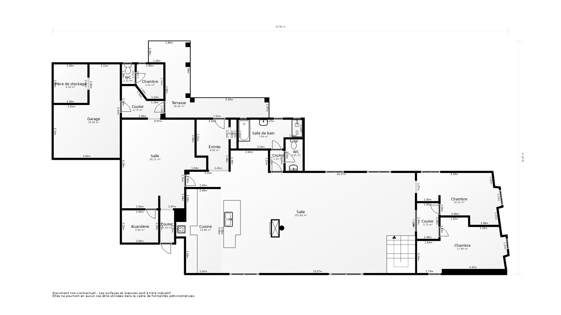 Vente Maison ARTIGUELOUVE - 7 pièces - 200 m² - (64230)