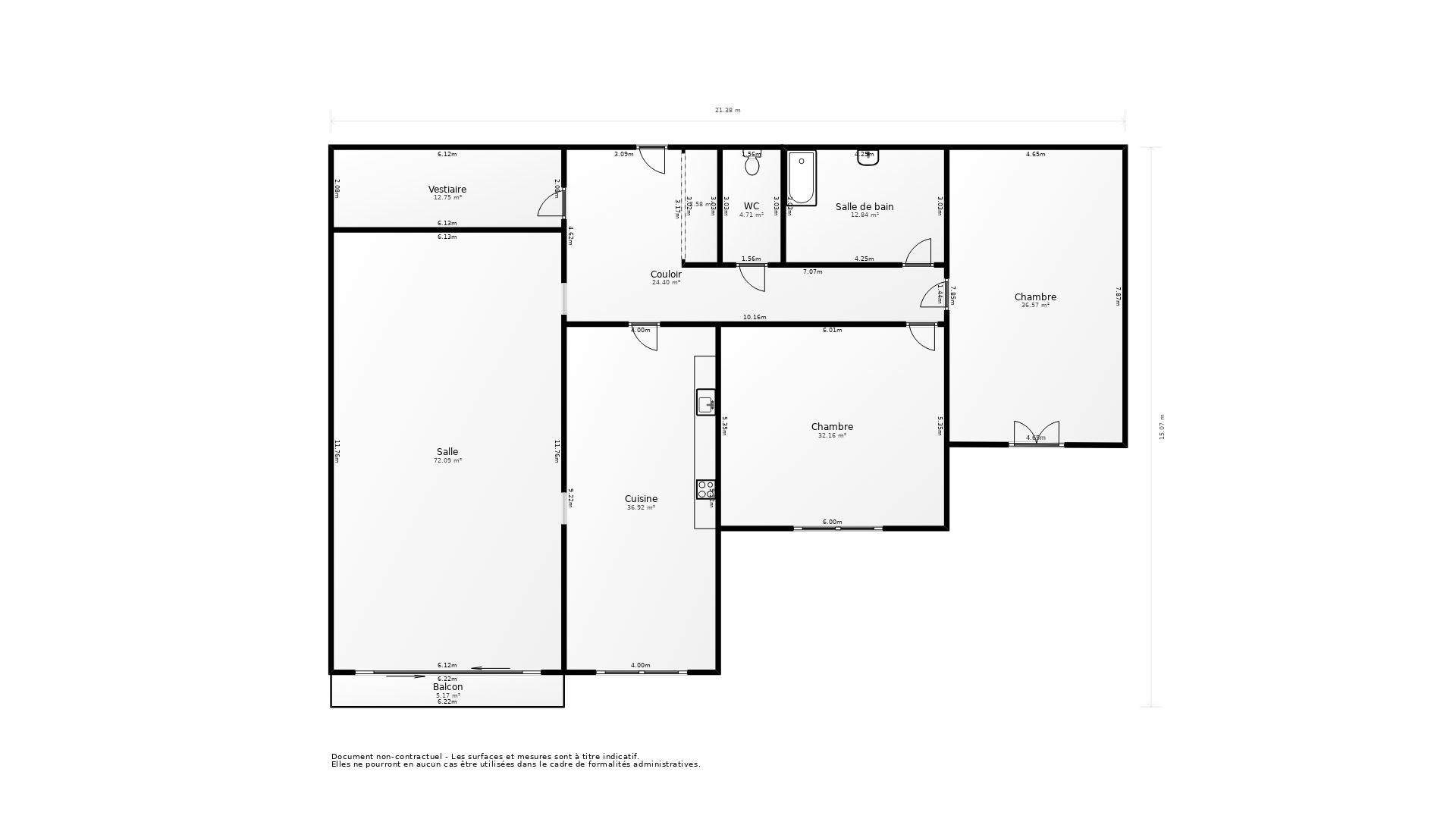 Vente Appartement MONTPELLIER - 3 pièces - 77 m² - (34070)