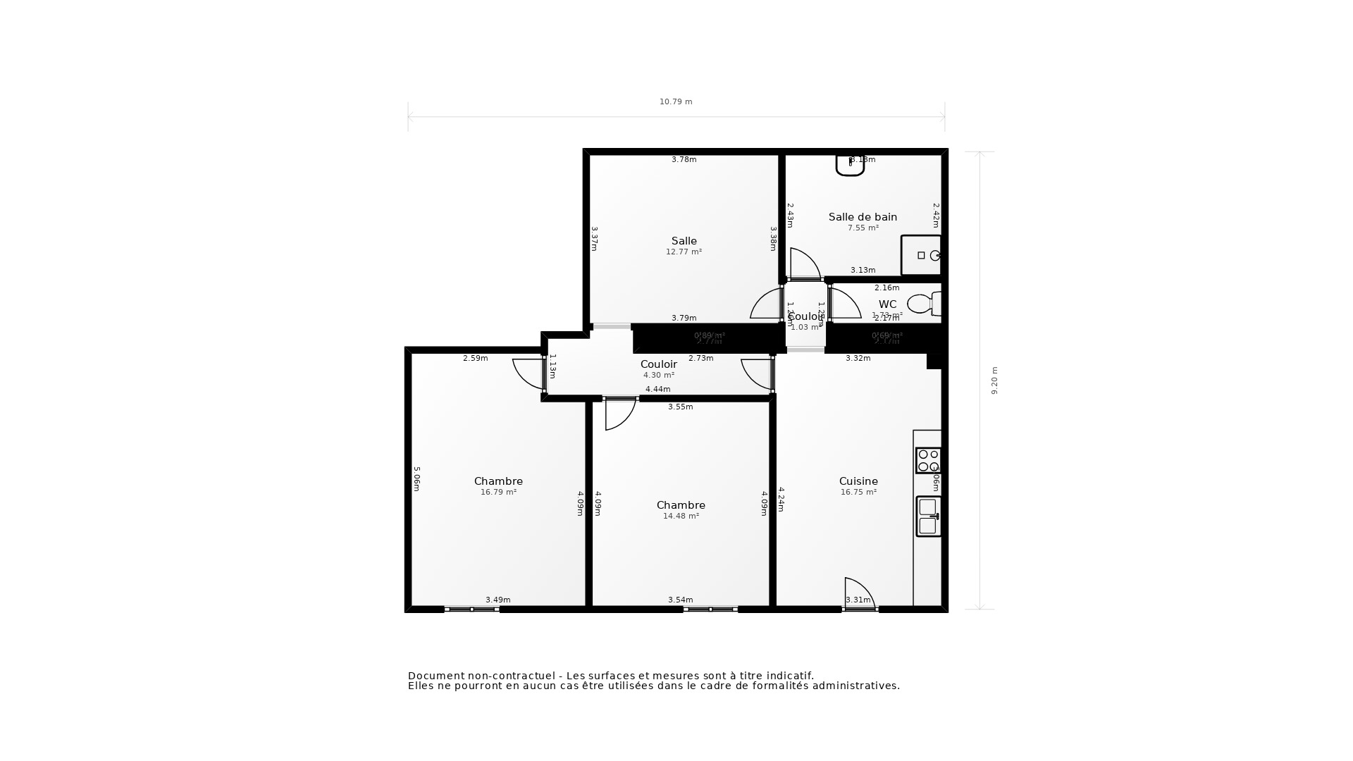 Vente Appartement LE CHATEAU D OLERON - 4 pièces - 79 m² - (17480)