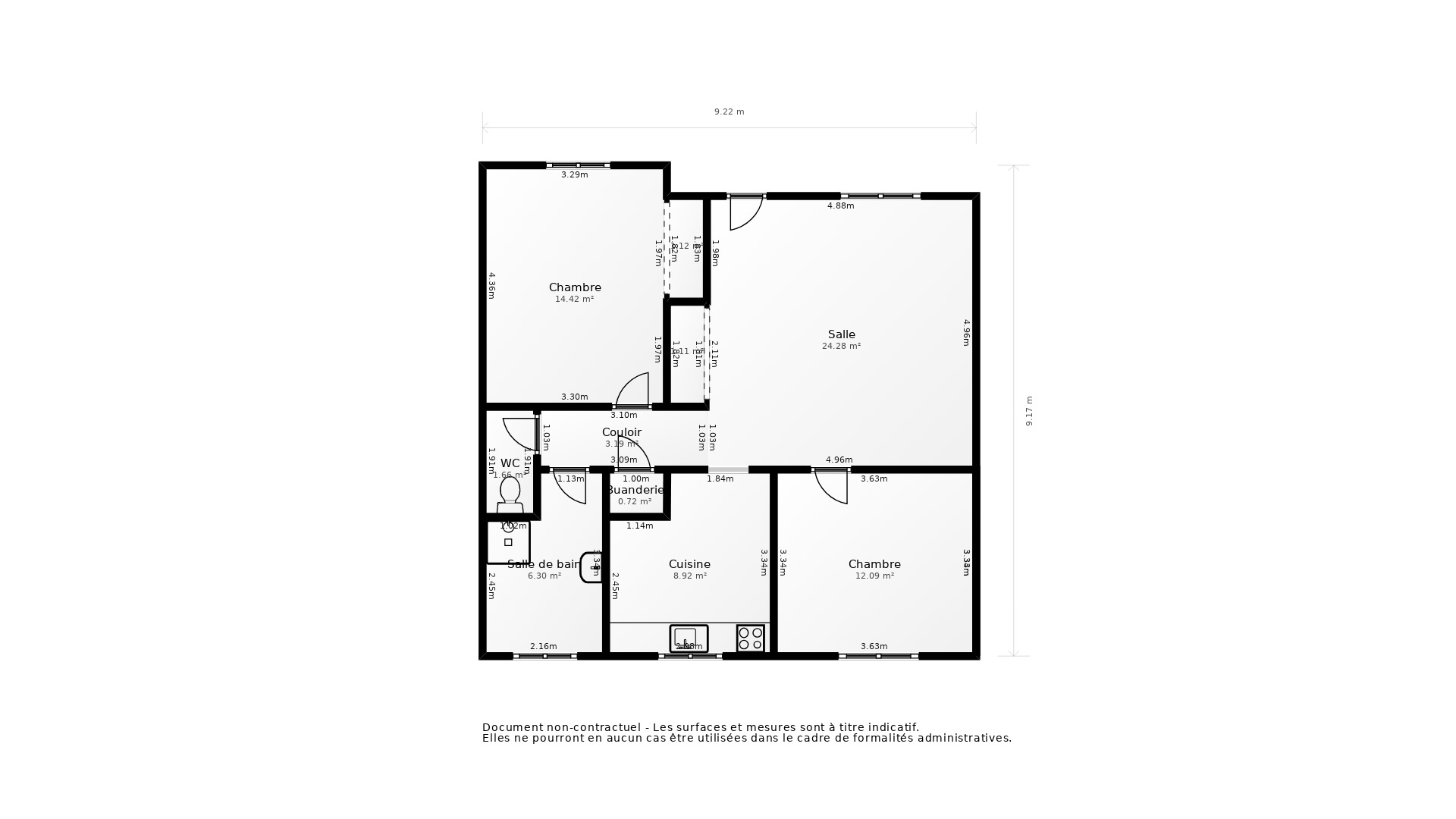 Vente Maison LES BILLAUX - 4 pièces - 60 m² - (33500)