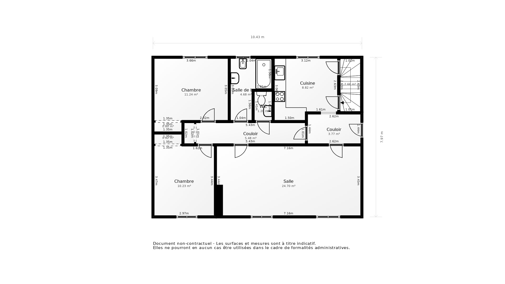 Vente Maison LANQUAIS - 5 pièces - 77 m² - (24150)