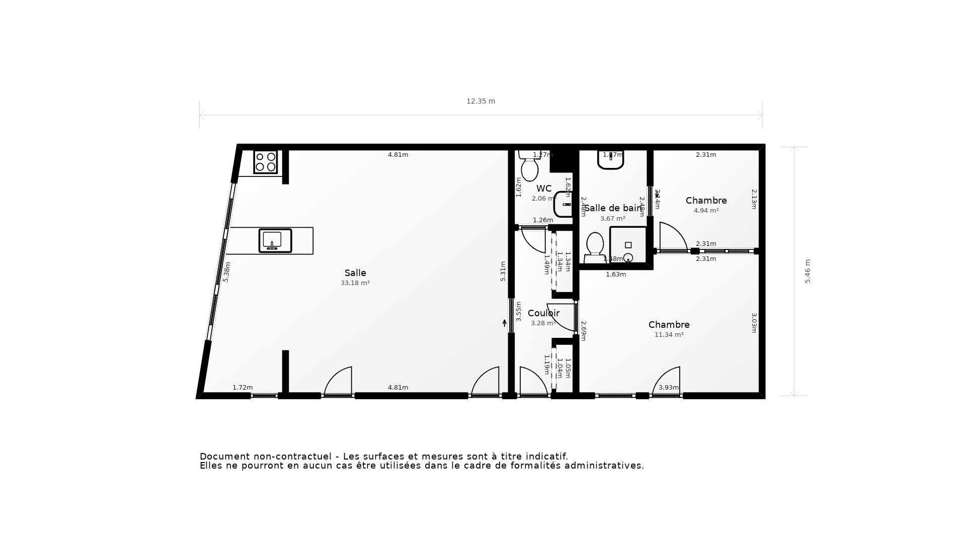 Vente Maison LA TREMBLADE - 3 pièces - 69 m² - (17390)