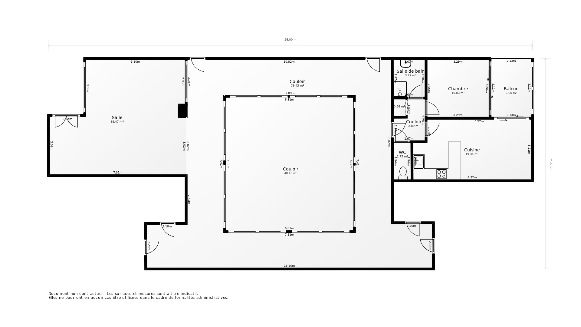 Vente Appartement BENODET - 2 pièces - 42 m² - (29950)