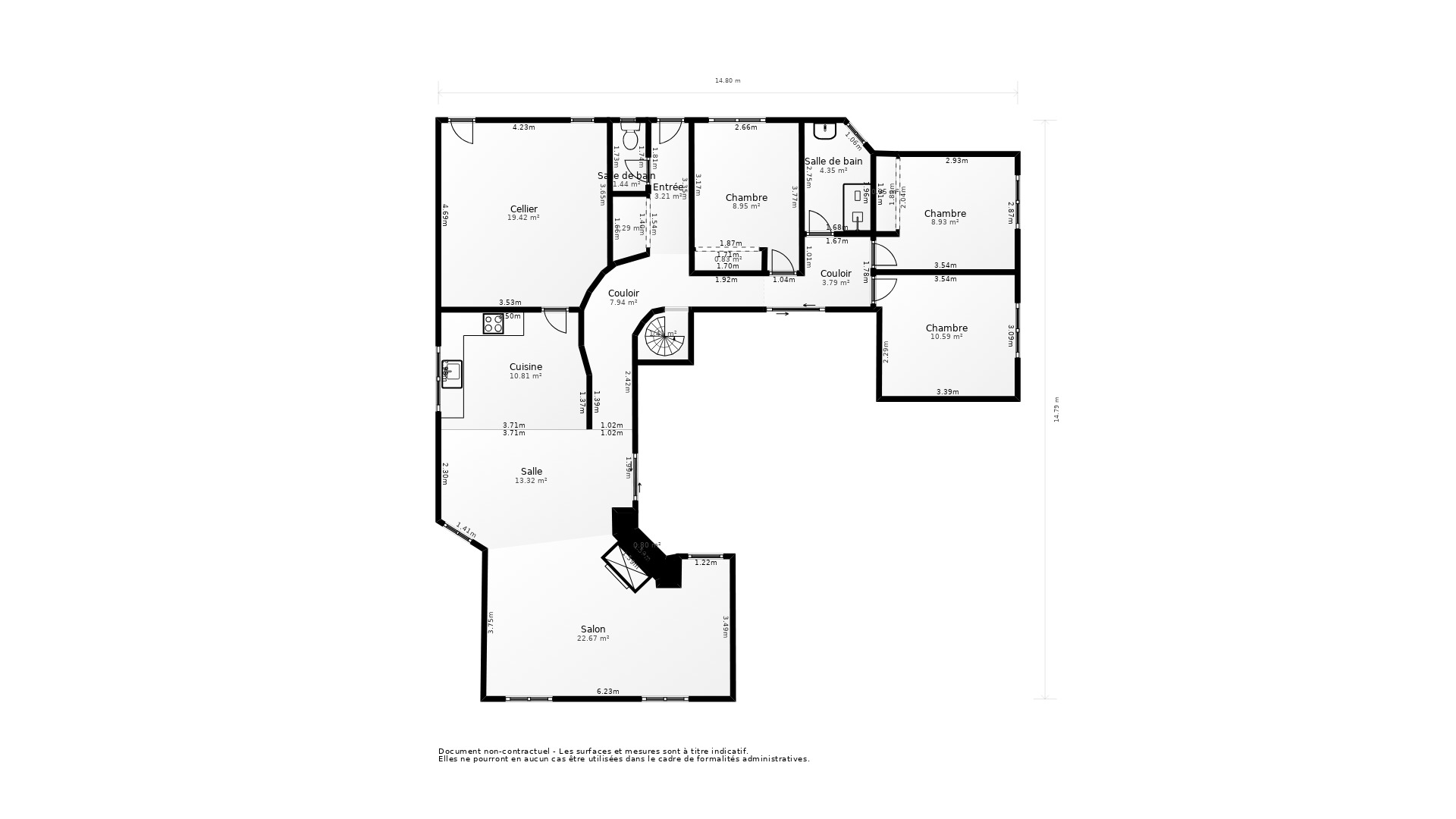 Vente Maison CASTELJALOUX - 6 pièces - 142 m² - (47700)