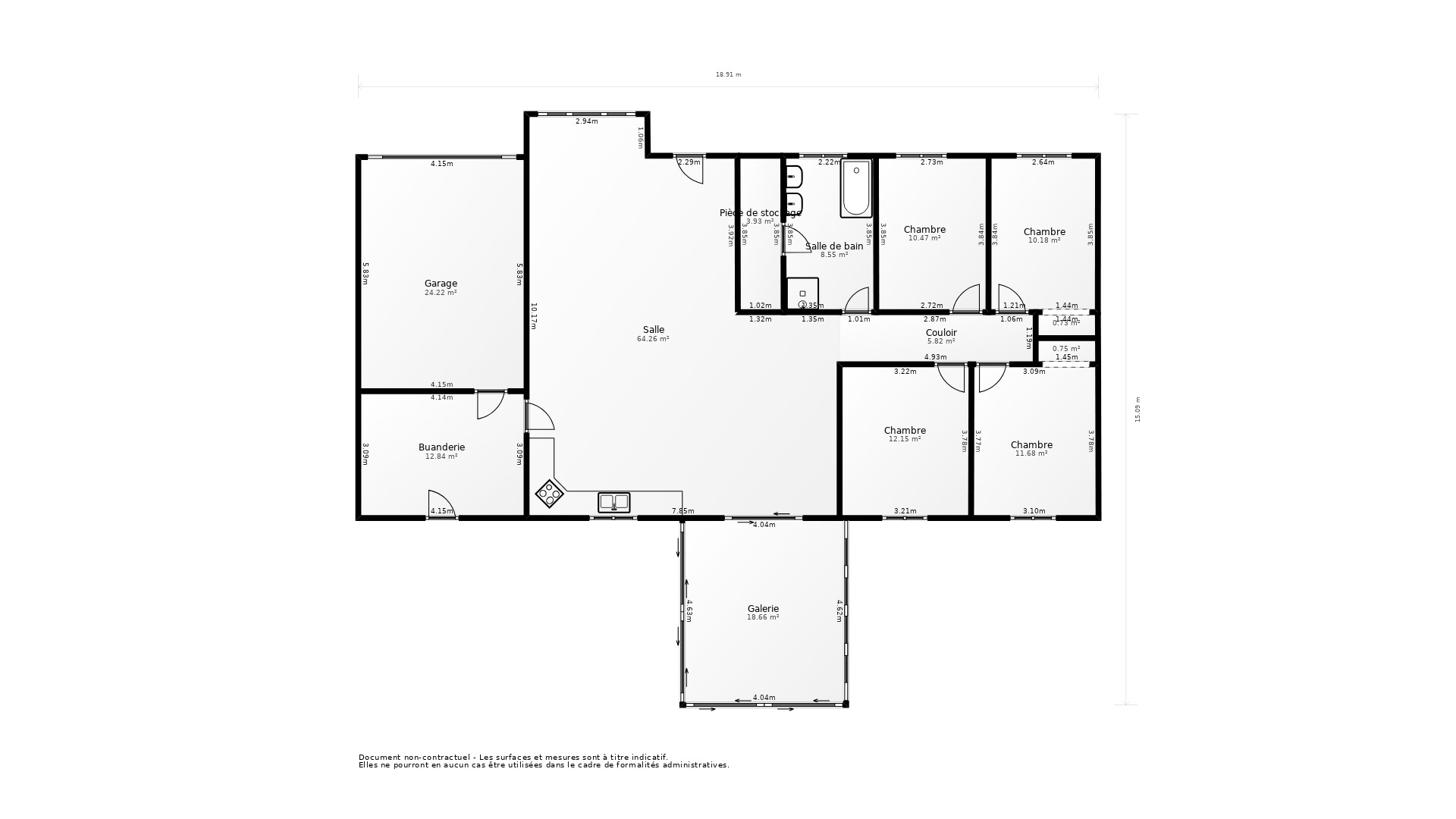 Vente Maison ALLOUIS - 7 pièces - 136 m² - (18500)