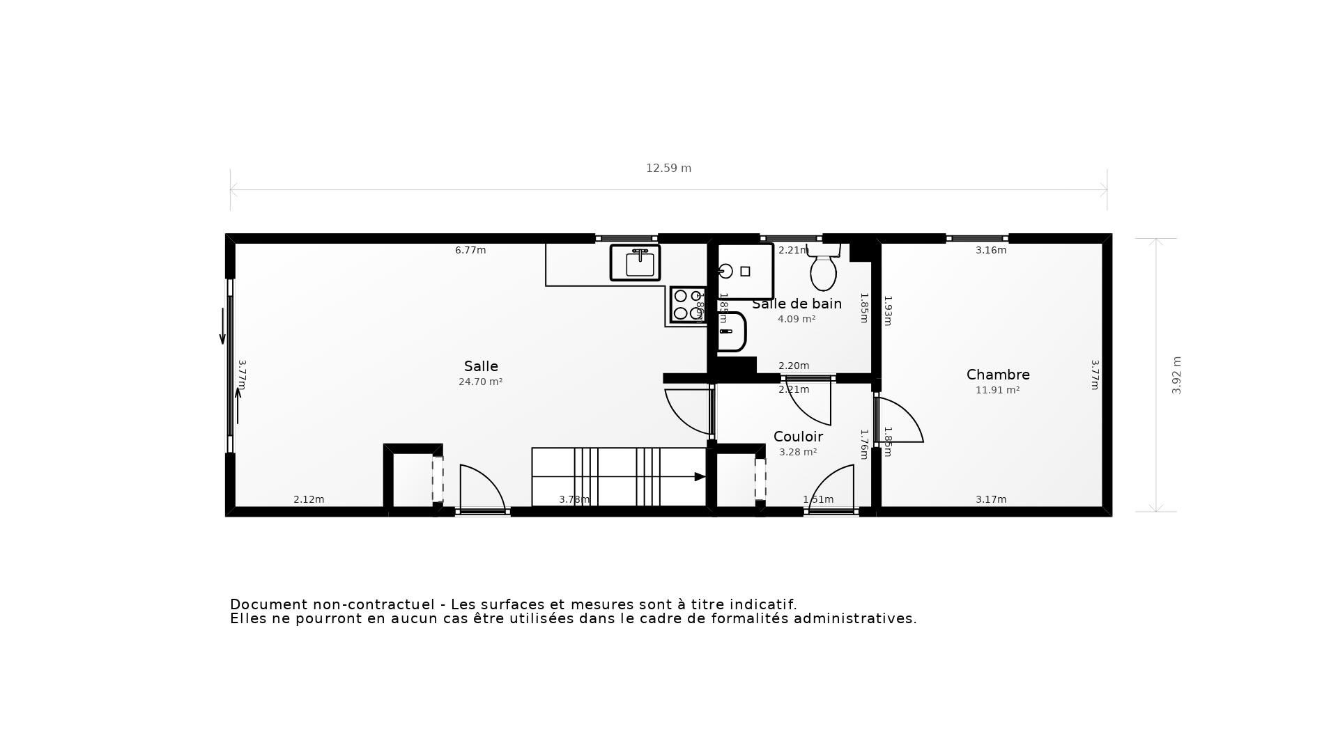 Vente Maison FOUESNANT - 3 pièces - 74 m² - (29170)