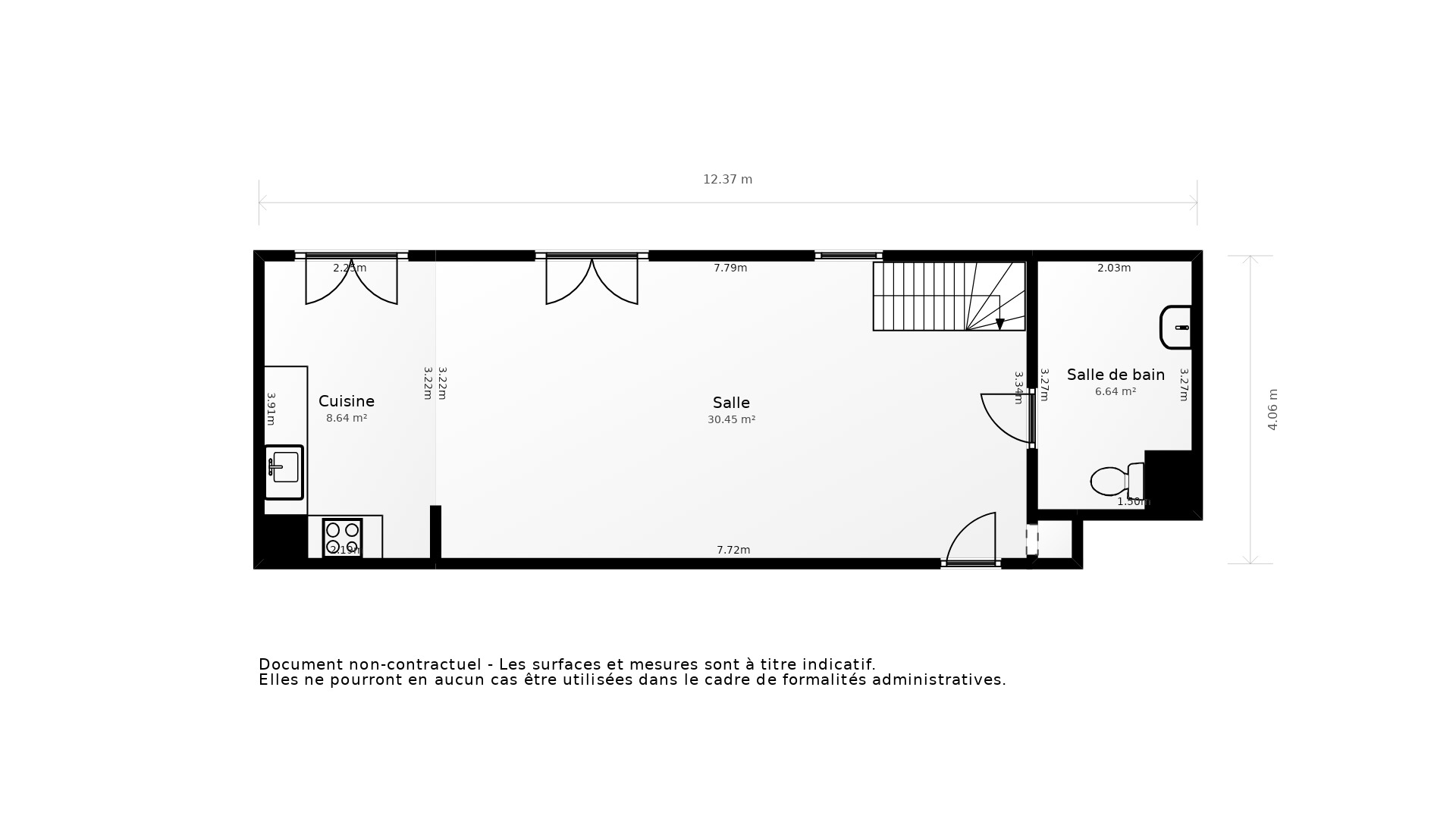 Vente Appartement COLOMBES - 3 pièces - 82,3 m² - (92700)