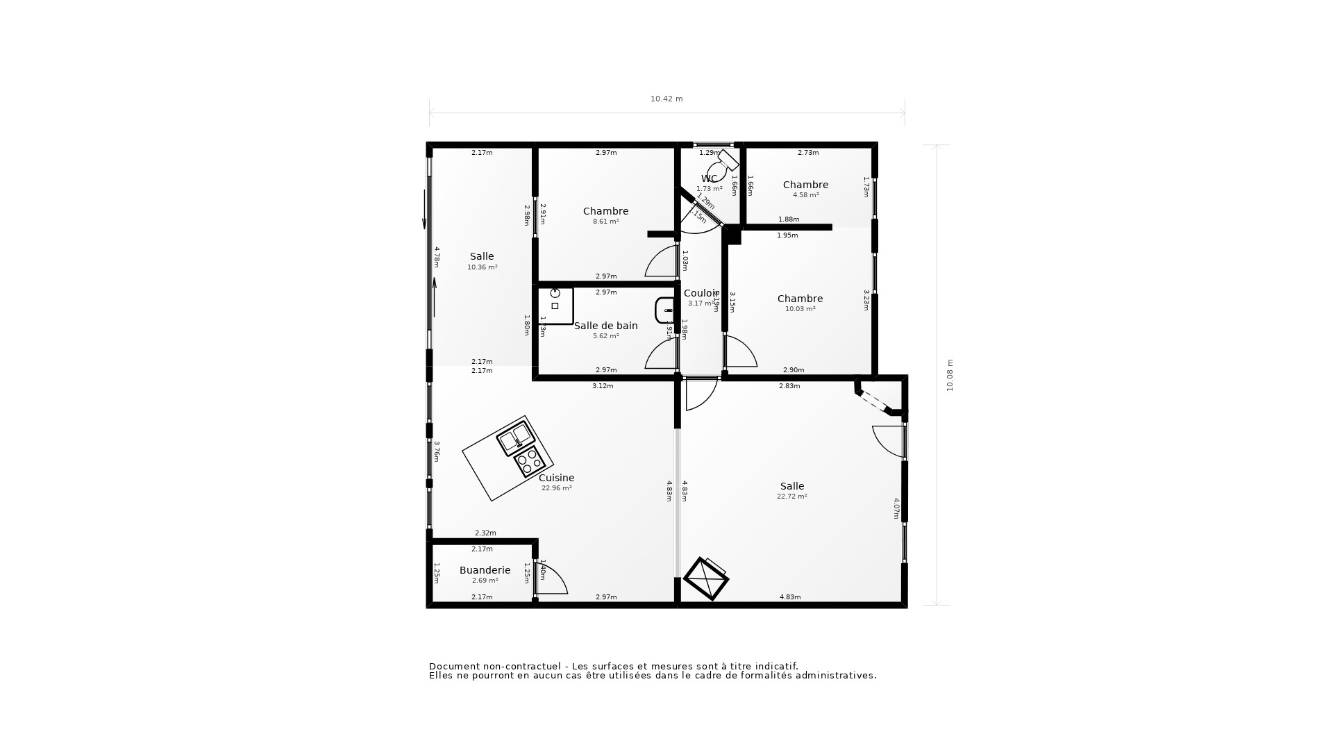 Vente Maison BEGLES - 3 pièces - 102 m² - (33130)