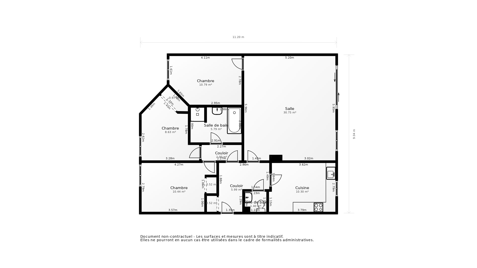 Vente Appartement TALENCE - 4 pièces - 88 m² - (33400)