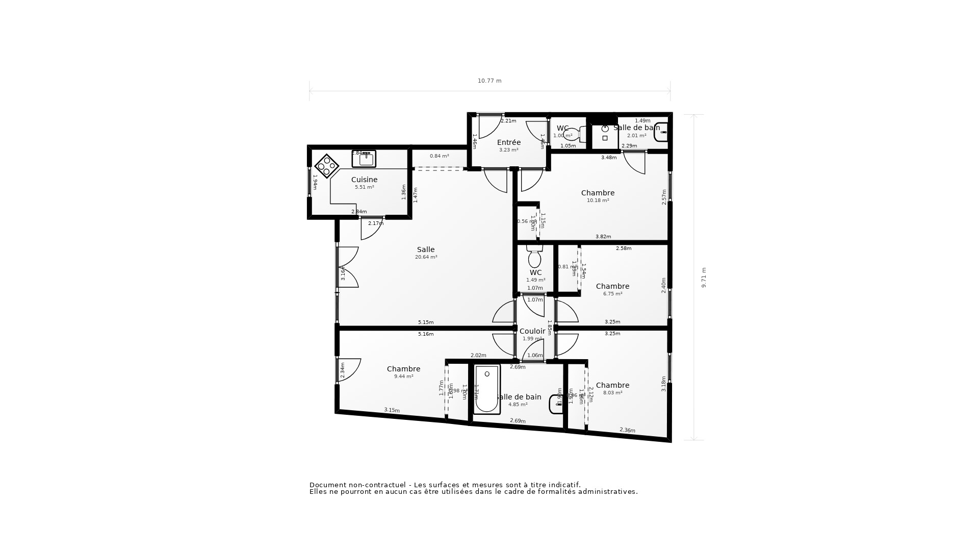 Vente Appartement SOISY SOUS MONTMORENCY - 5 pièces - 94 m² - (95230)