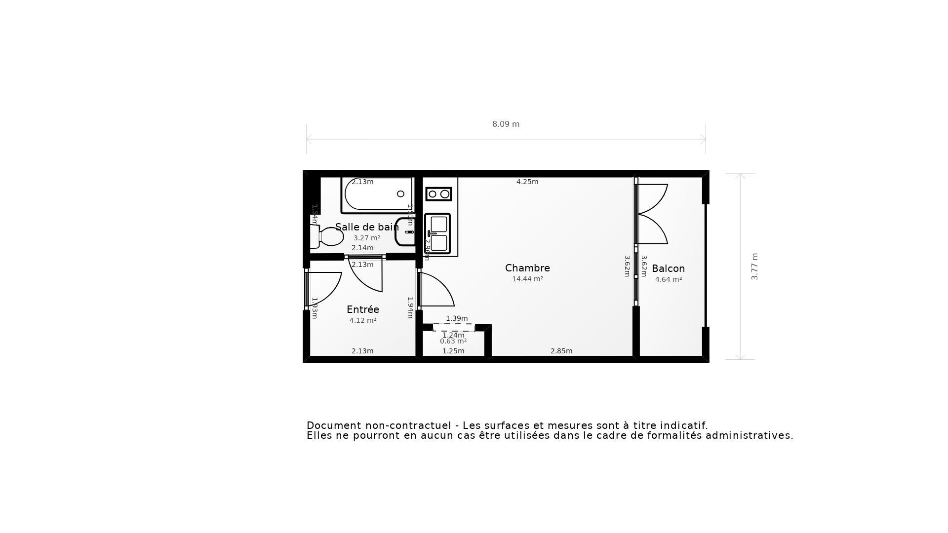 Vente Appartement ARCACHON - 1 pièce - 22 m² - (33120)