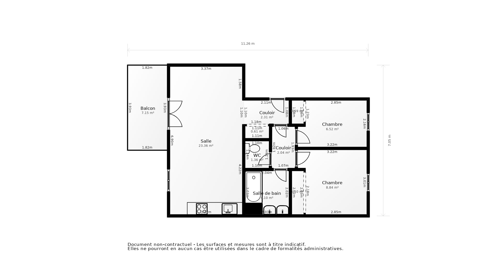 Vente Appartement ROYAN - 3 pièces - 60 m² - (17200)