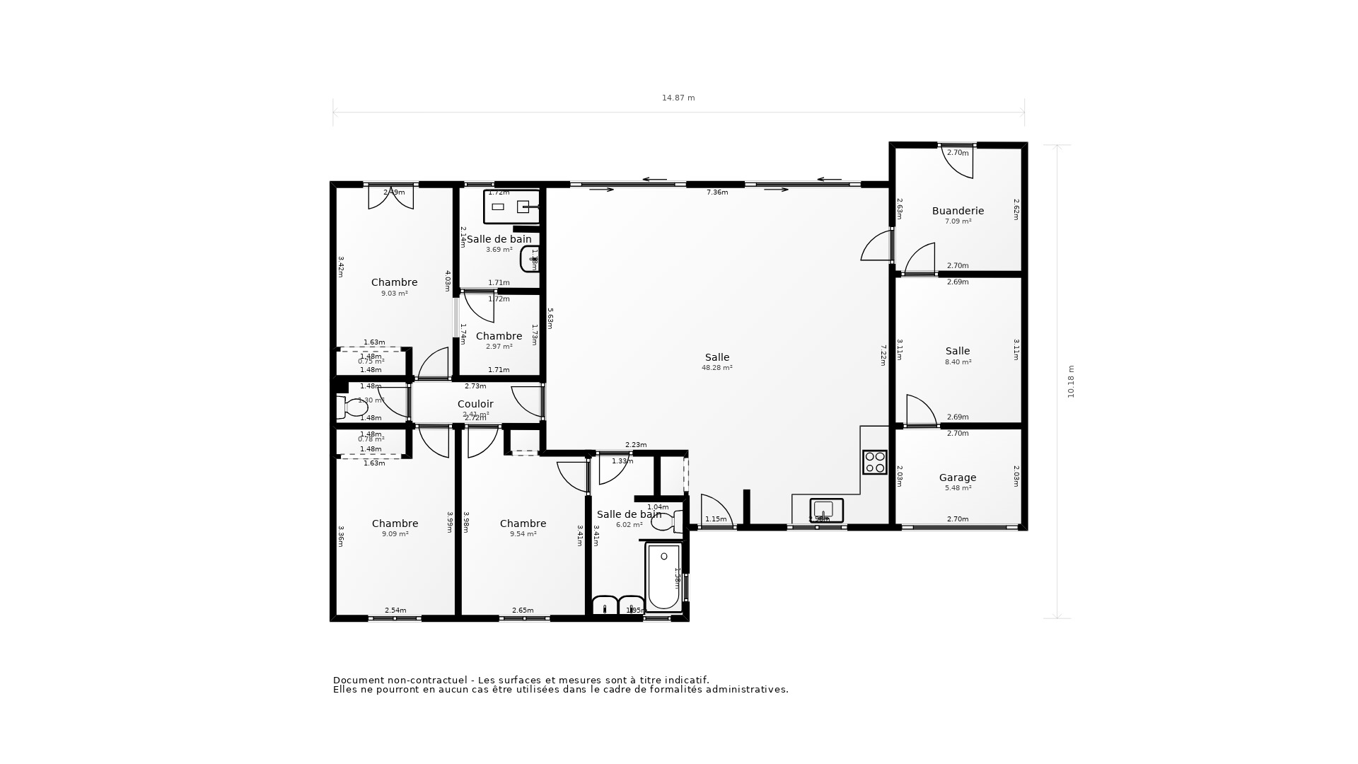 Vente Maison BOURGNEUF - 4 pièces - 106 m² - (17220)