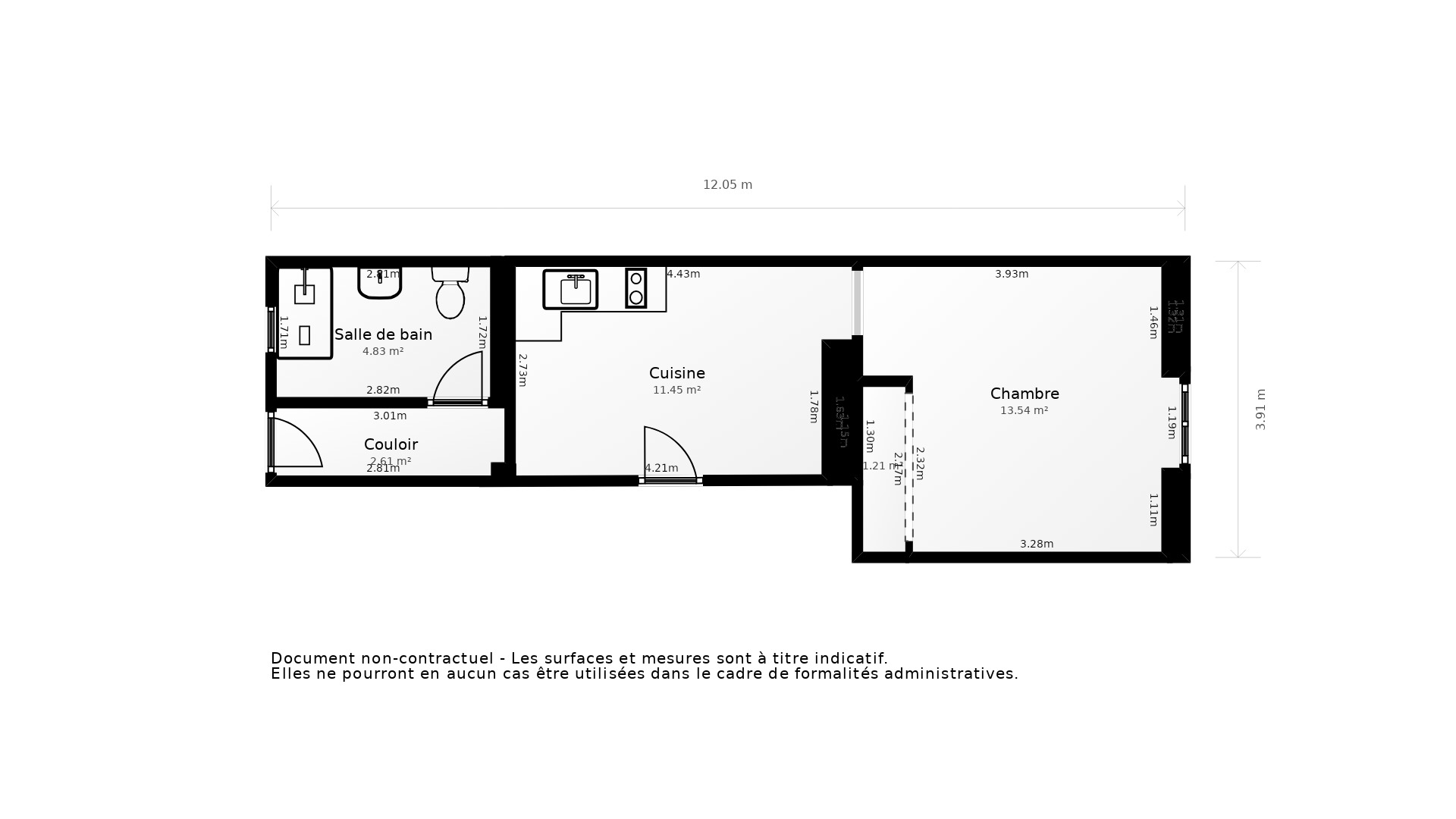 Vente Appartement LA ROCHELLE - 2 pièces - 32 m² - (17000)