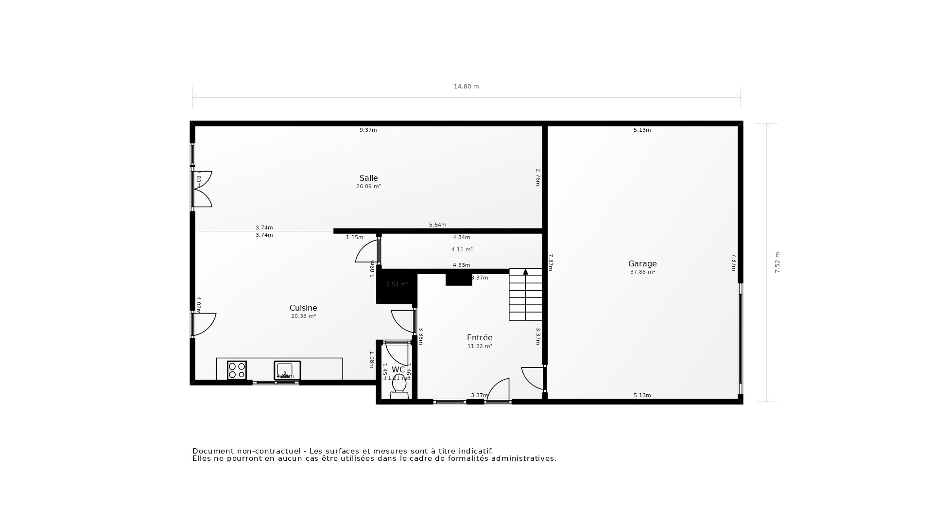 Vente Maison BEAUTIRAN - 5 pièces - 125 m² - (33640)