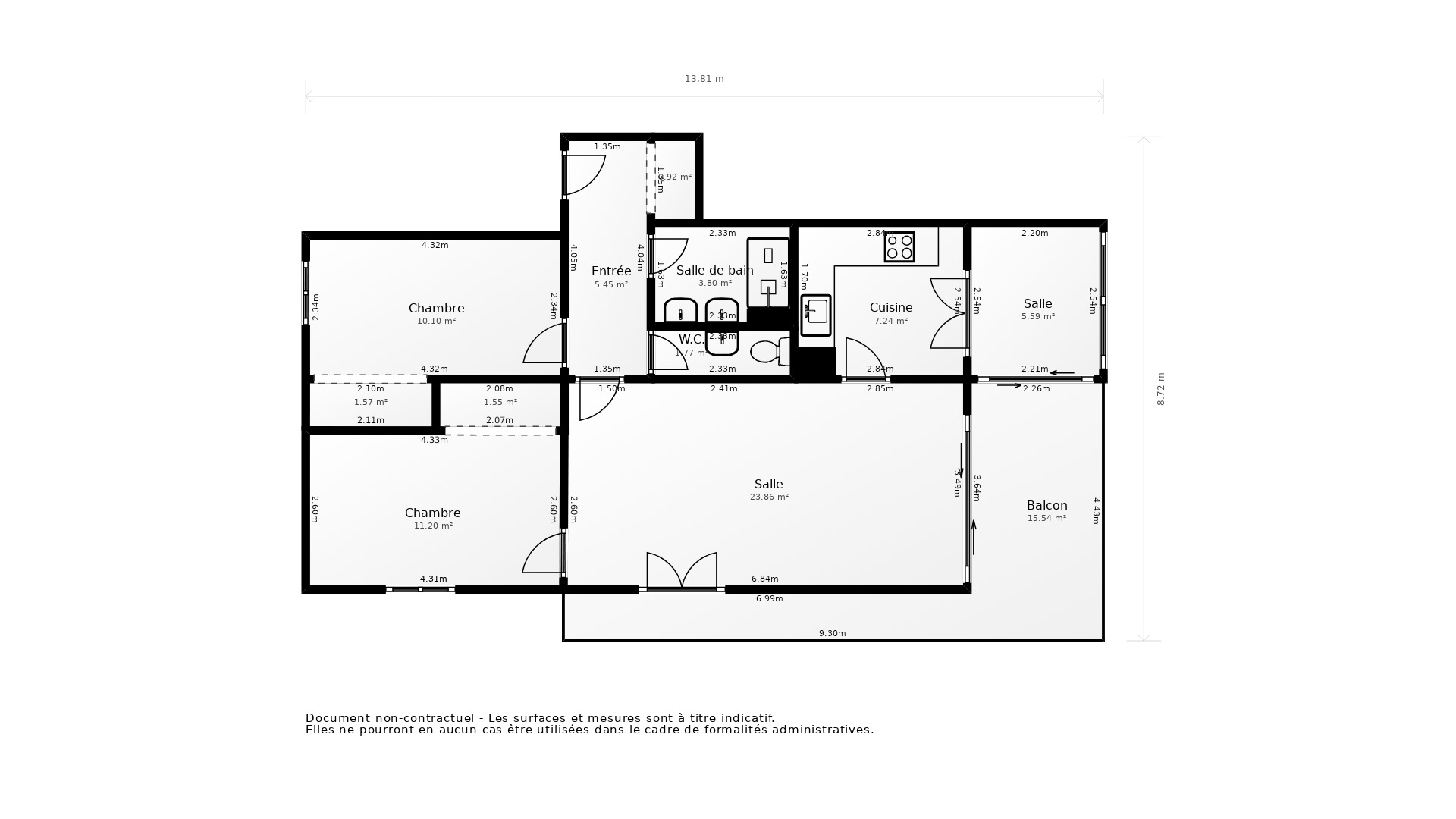 Vente Appartement ANGLET - 3 pièces - 64 m² - (64600)