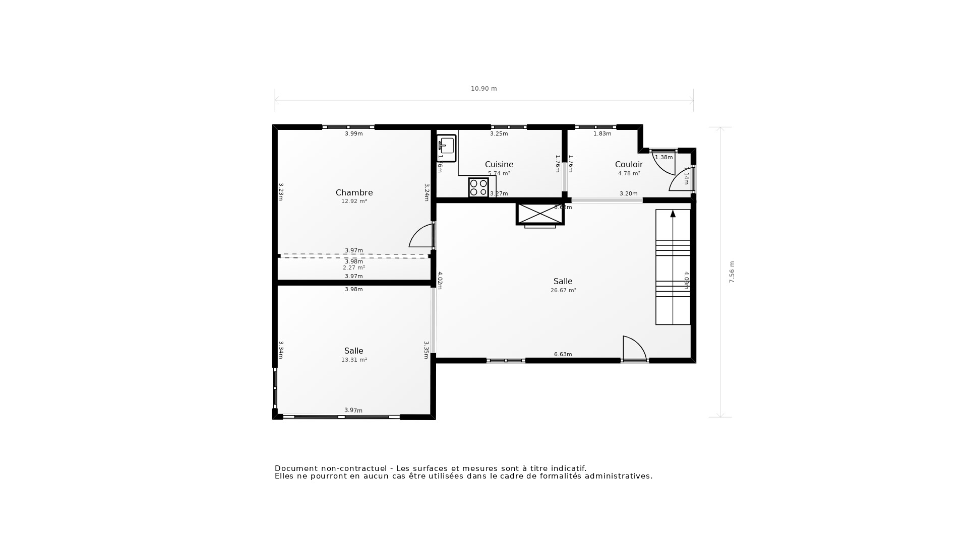 Vente Appartement TOULOUSE - 3 pièces - 80 m² - (31000)