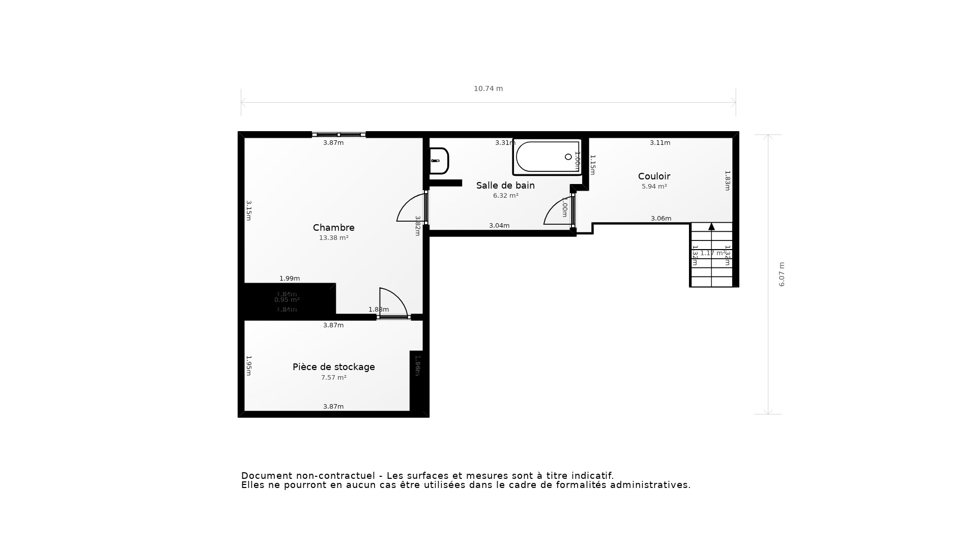 Vente Appartement TOULOUSE - 3 pièces - 80 m² - (31000)