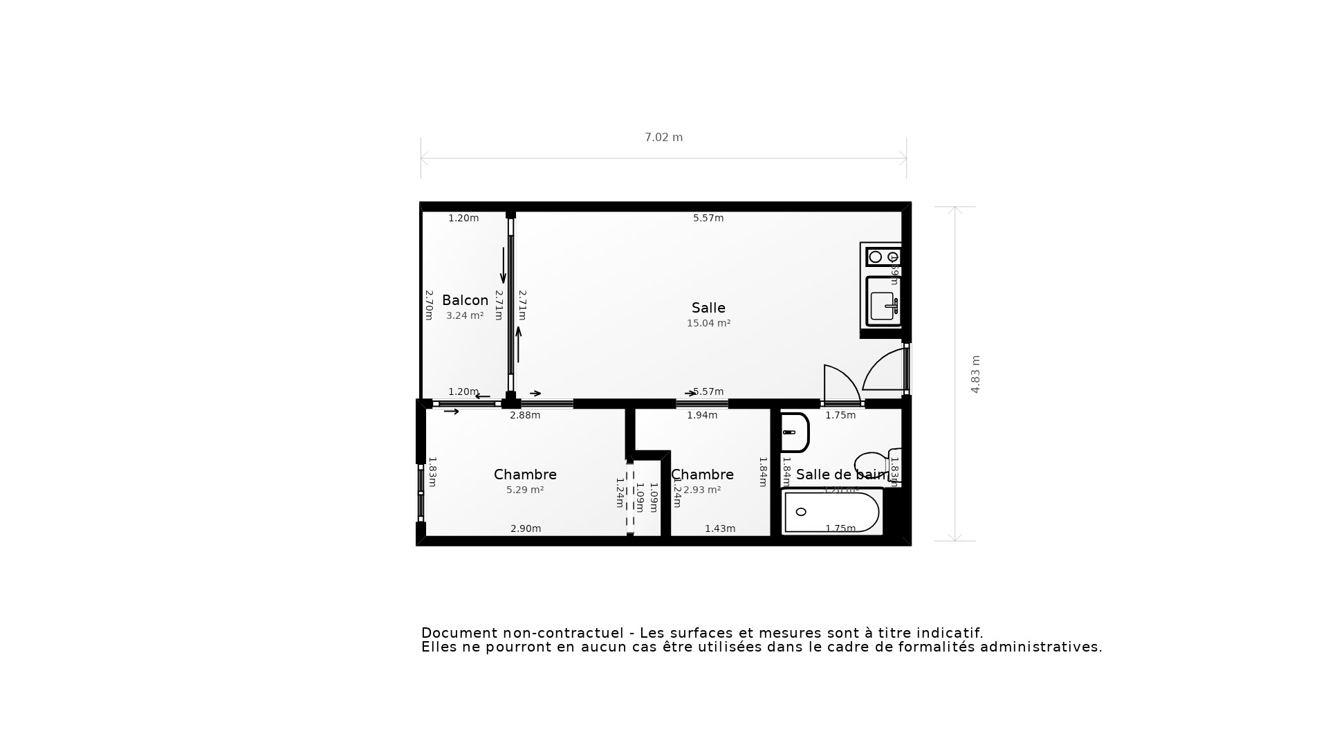 Vente Appartement ARCACHON - 2 pièces - 36 m² - (33120)