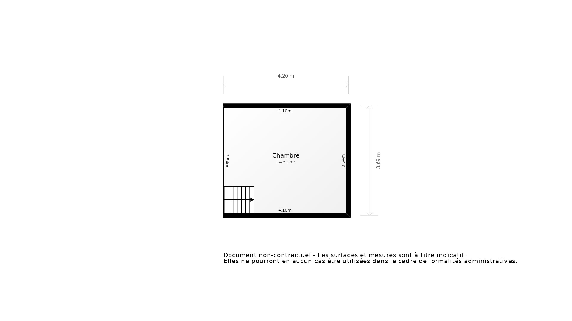 Vente Appartement TOURS - 3 pièces - 49 m² - (37000)