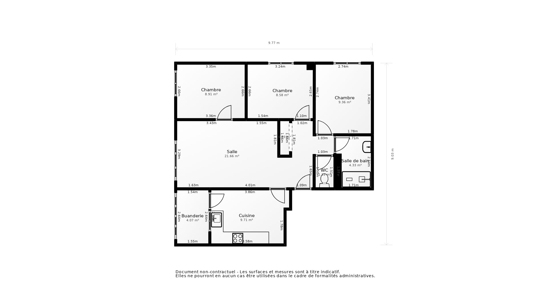 Vente Appartement ST PRIEST - 4 pièces - 72 m² - (69800)