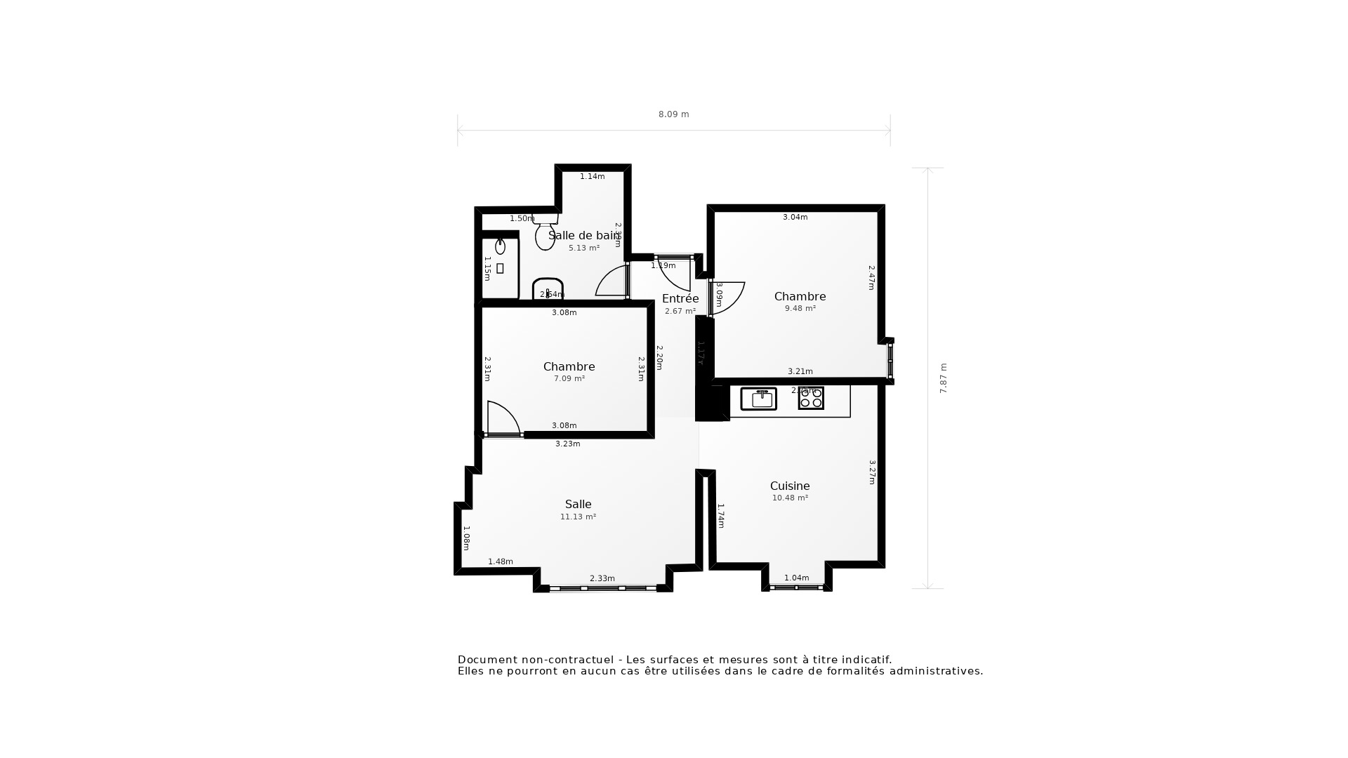 Vente Appartement BAYONNE - 2 pièces - 32 m² - (64100)