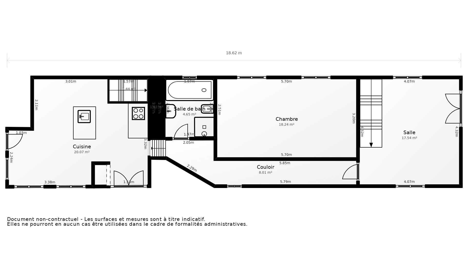 Vente Maison ST SEURIN DE CADOURNE - 6 pièces - 137 m² - (33180)