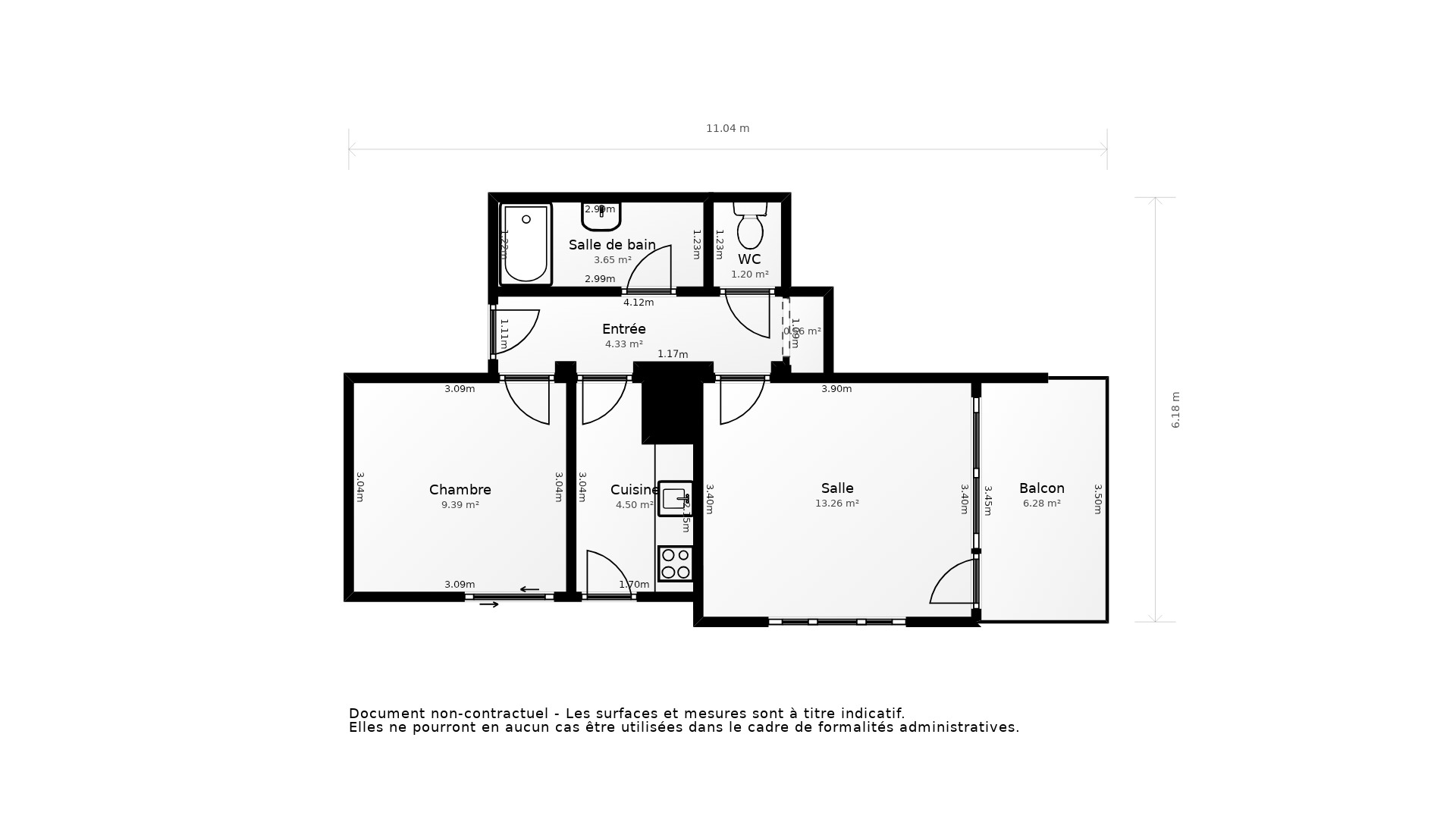 Vente Appartement ARCACHON - 2 pièces - 42 m² - (33120)