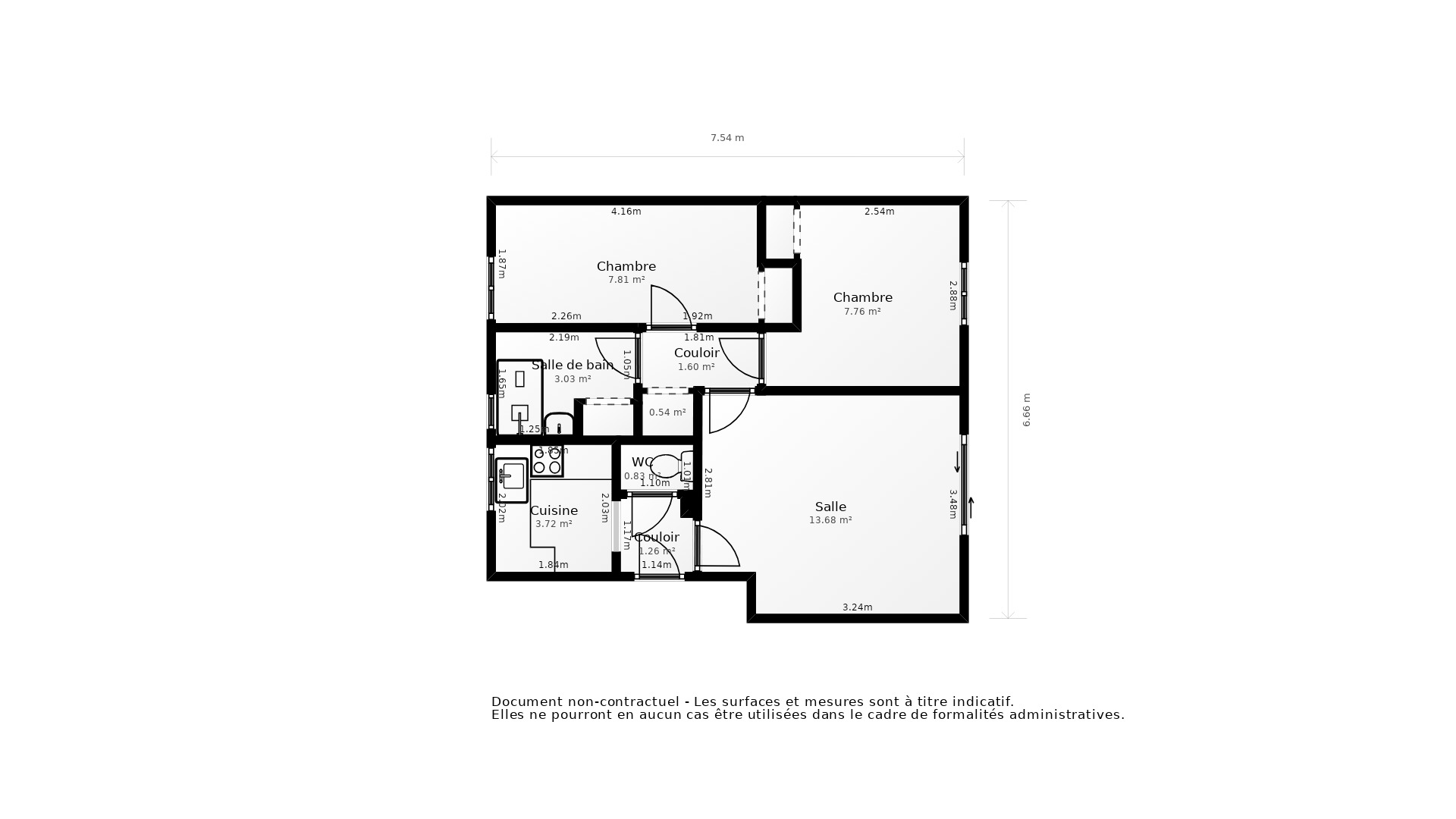Vente Appartement SOISY SOUS MONTMORENCY - 3 pièces - 52 m² - (95230)