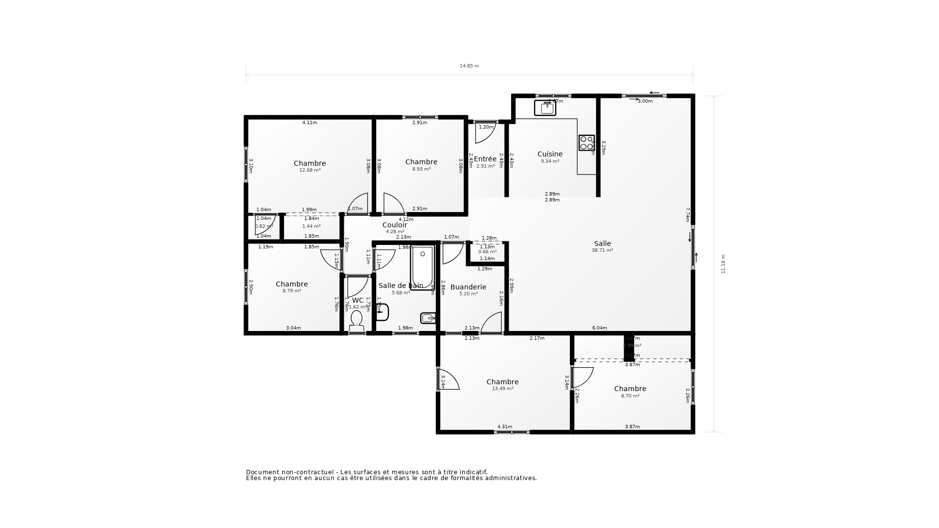 Vente Maison BARBEZIEUX ST HILAIRE - 5 pièces - 115 m² - (16300)