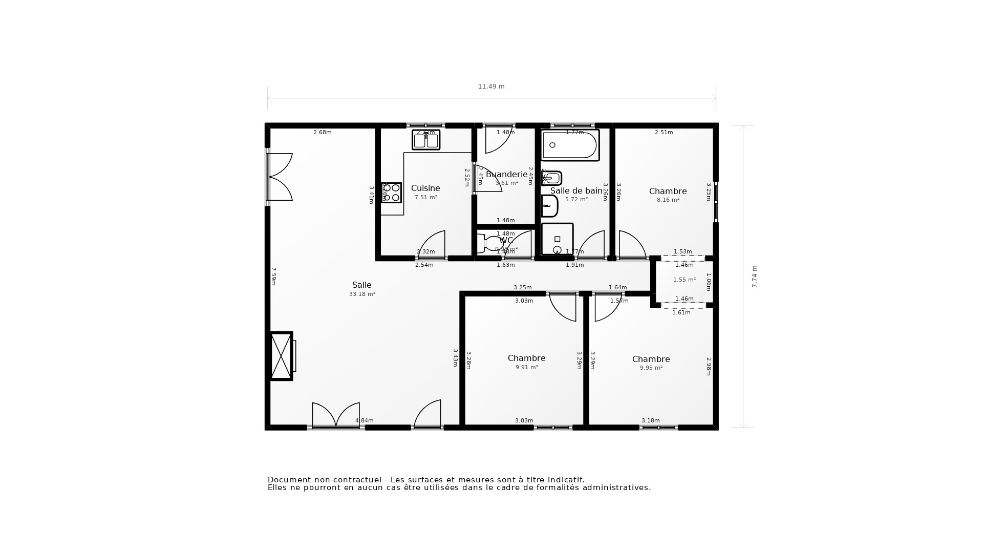 Vente Maison BIGANOS - 4 pièces - 98,7 m² - (33380)